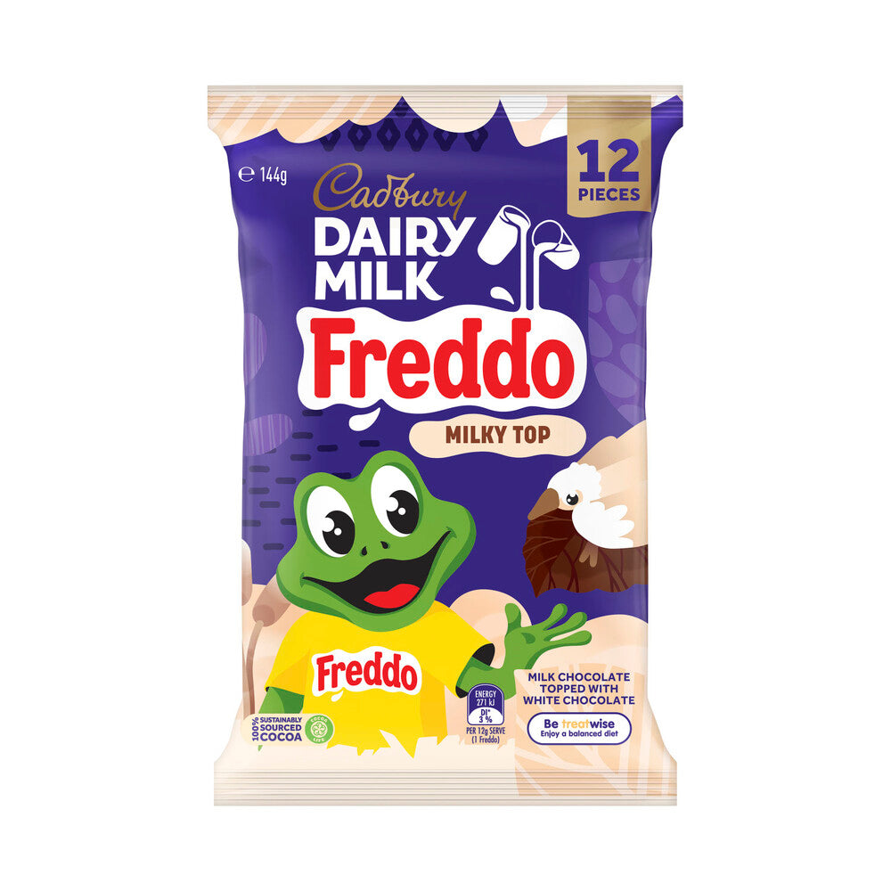 Cadbury Freddo Milky Top 12 Pack | 144g