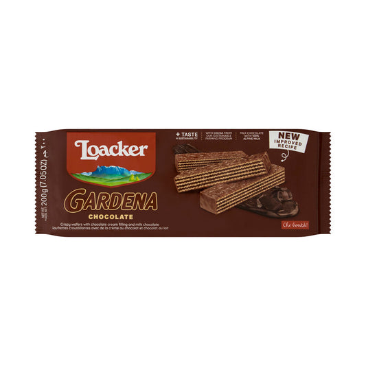 Loacker Gardena Chocolate Wafer Biscuits with Cream Filling | 200g