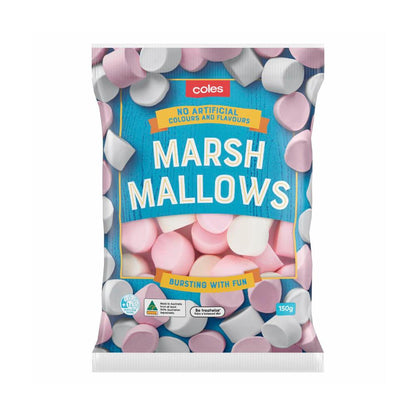 Coles Pink and White Marshmallows | 150g