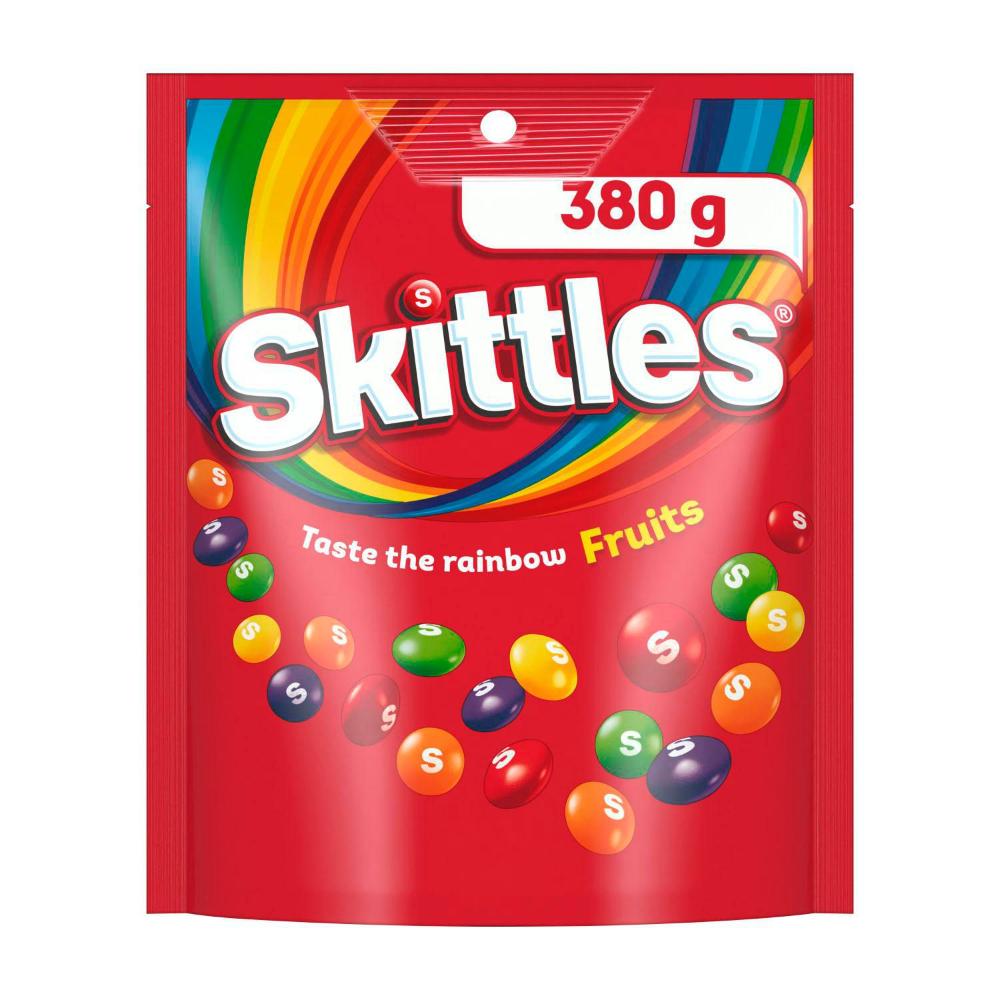 Skittles Fruits – Chewy Candy Share Bag (380g)