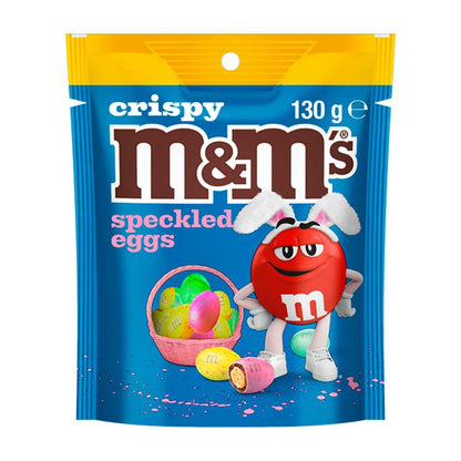 Crispy M&M's Speckled Eggs | Crispy Chocolate Easter Egg Bag | 130g