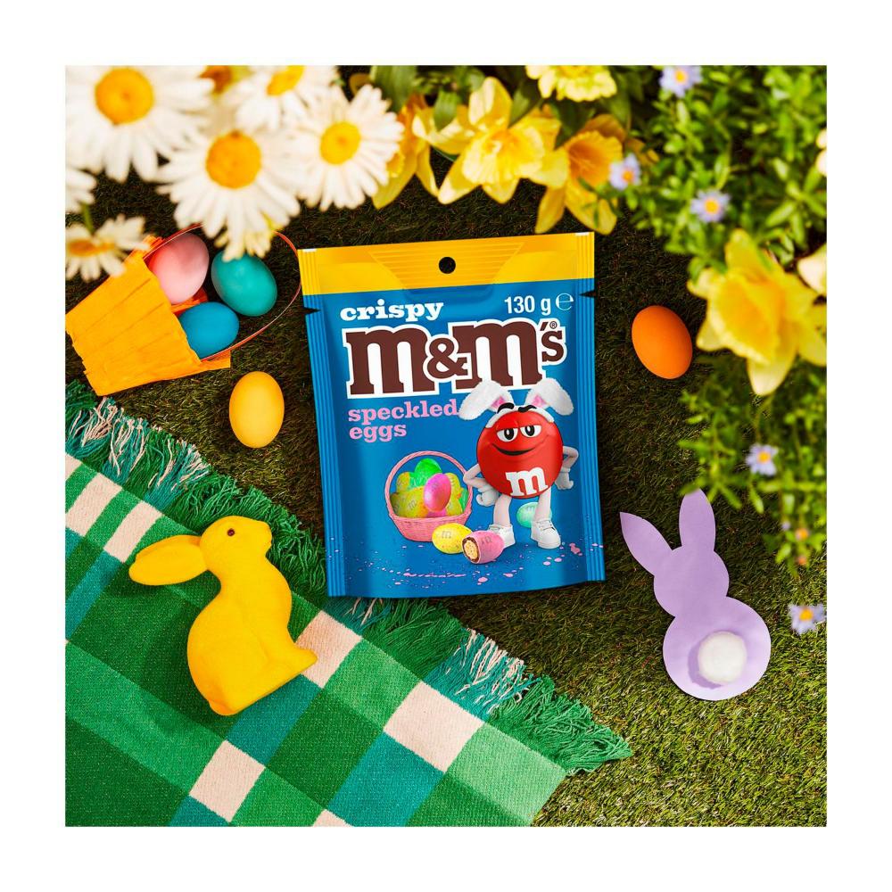Crispy M&M's Speckled Eggs | Crispy Chocolate Easter Egg Bag | 130g