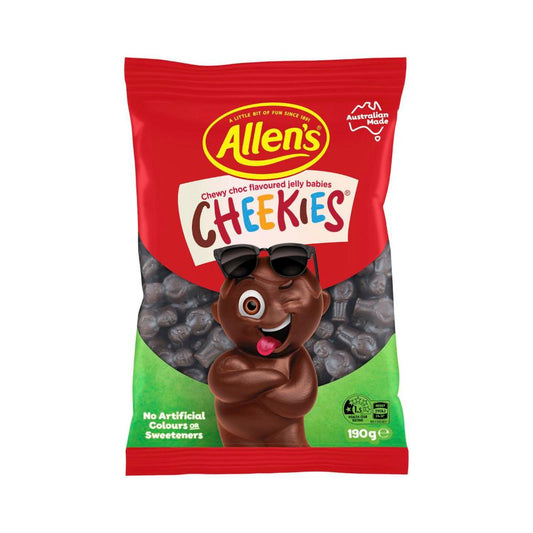 Allen's Cheekies (Allen's Chicos) | Choc Jelly Babies (190g)