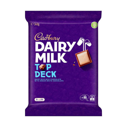 Giant Cadbury Dairy Milk Top Deck Chocolate Block | 340g