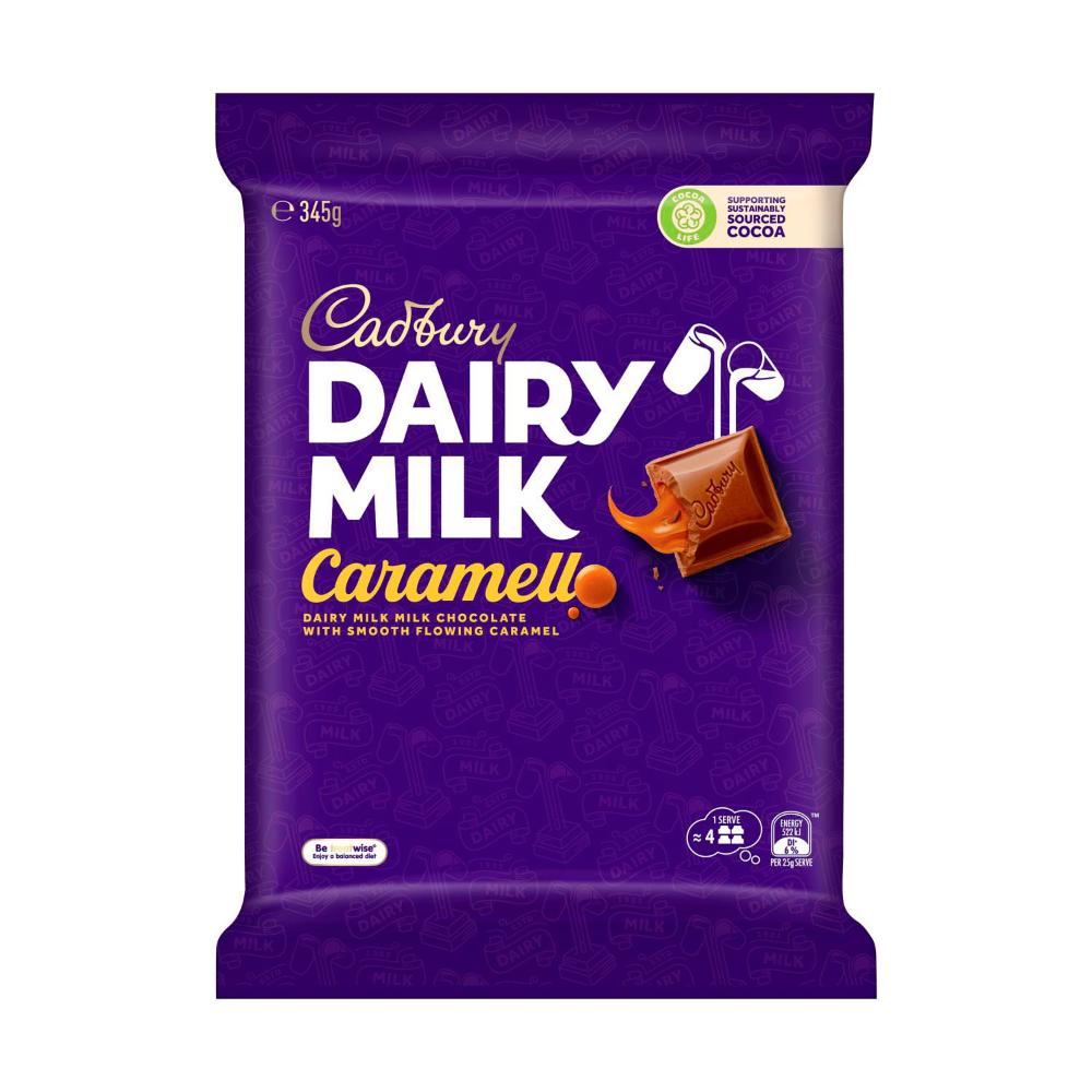 Giant Cadbury Dairy Milk Caramello Chocolate Block | 345g