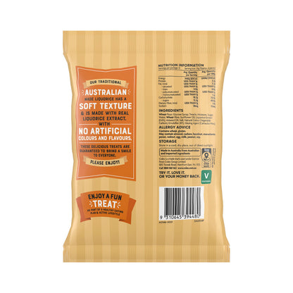 Coles Traditional Soft Liquorice | Australian Licorice 300g