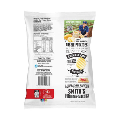 Smith's Chilli Crinkle Cut Potato Chips Share Pack | 170g