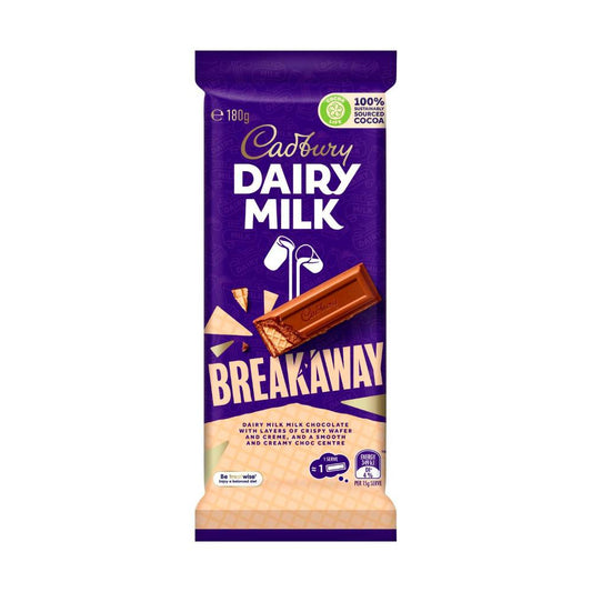 Cadbury Breakaway Chocolate Block | 180g