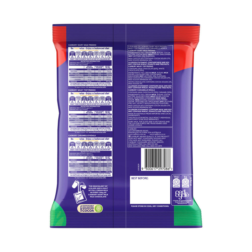 Cadbury Freddo & Caramello Koala Sharepack 18 Pieces | 234g