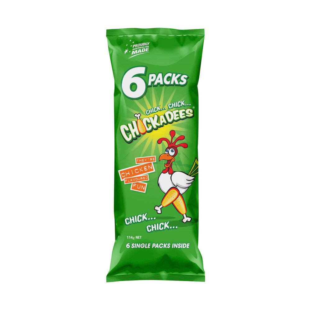 Chickadees Chicken Chips Multipack School Snacks | 6 Pack | 114g ...