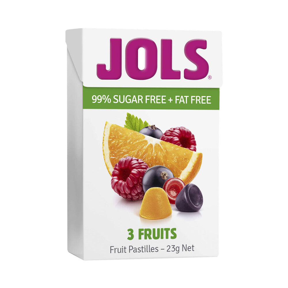 Jols Sugar Free 3 Fruits Refreshing Pastilles | 25g