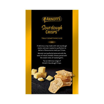 Arnott's Sourdough Crackers Cheddar & Roast Garlic | 150g