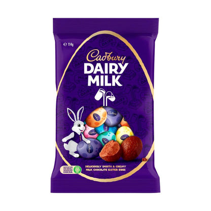 Cadbury Dairy Milk Chocolate Easter Eggs Bag | 114g