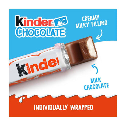 Kinder Chocolate Bars | 4 Pack | 50g