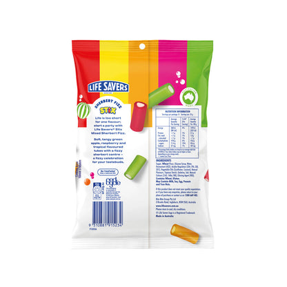 Life Savers Mixed Sherbert Fizz Stix | 200g
