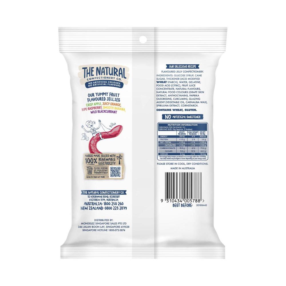 The Natural Confectionery Co. Snakes Lollies | 230g