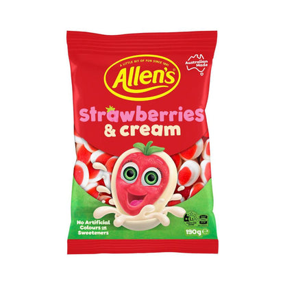 Allen's Strawberries & Cream Lolly Bag | 190g