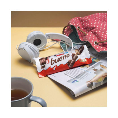 Kinder Bueno Bar | Creamy Hazelnut Filled Bar | 43g
