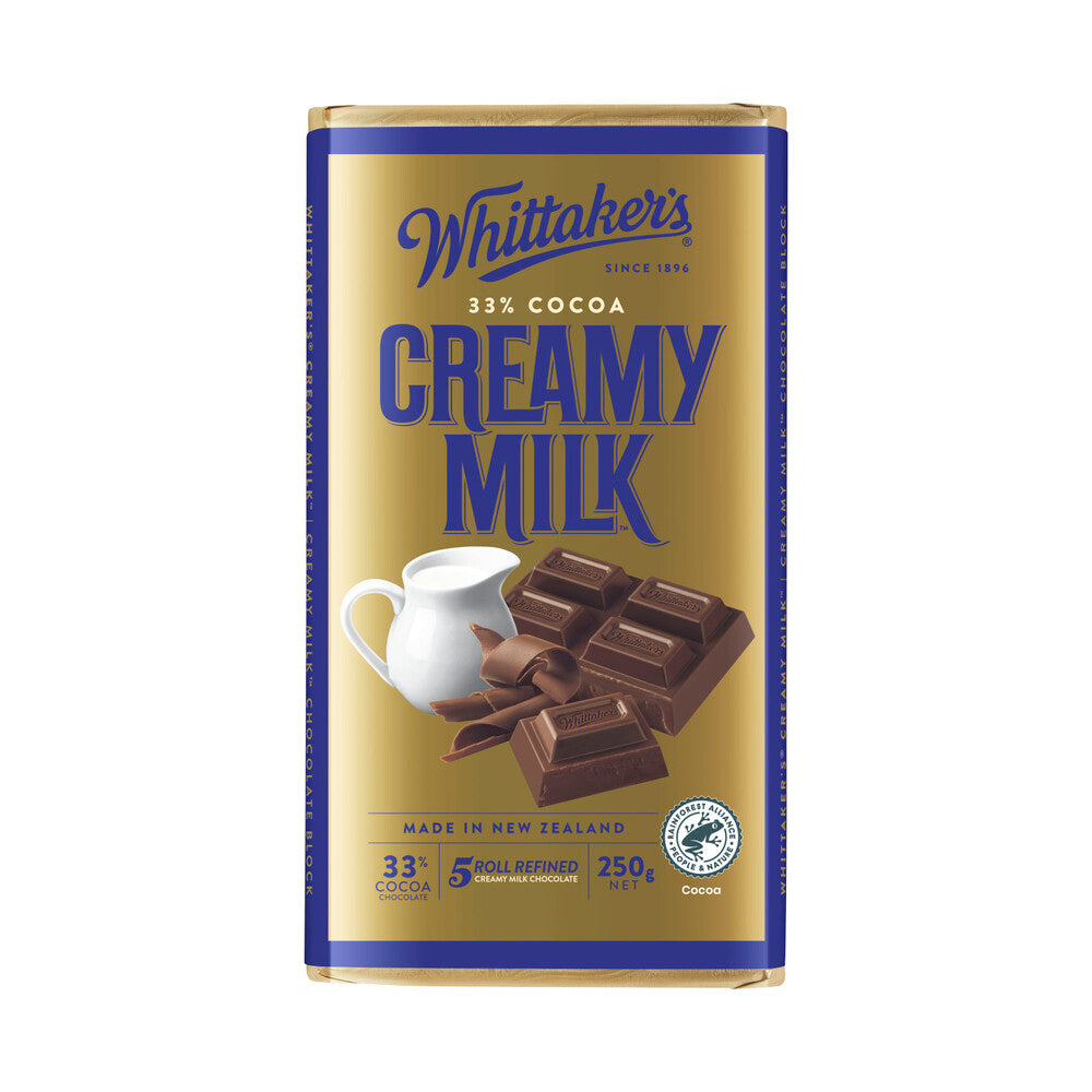 Whittaker's Creamy Milk Chocolate Block | 250g