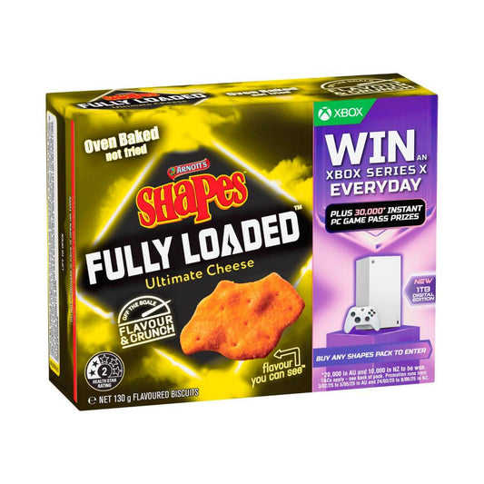 Arnott's Shapes Fully Loaded Ultimate Cheese | 130g