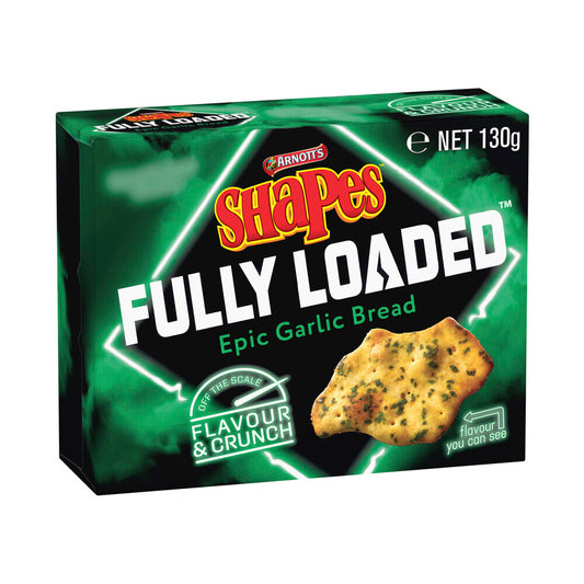 Arnott's Shapes Fully Loaded Epic Garlic Bread | 130g