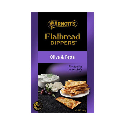 Arnott's Flatbread Dippers Olive & Fetta | 130g