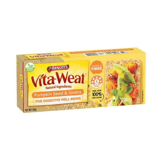 Arnott's Vita-Weat Pumpkin Seed & Mixed Grain Crispbread Crackers | 250g