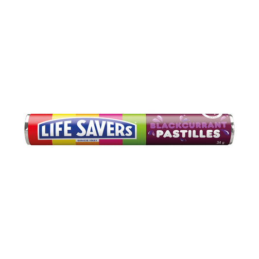 Life Savers Blackcurrant Pastilles Single Roll | 34g