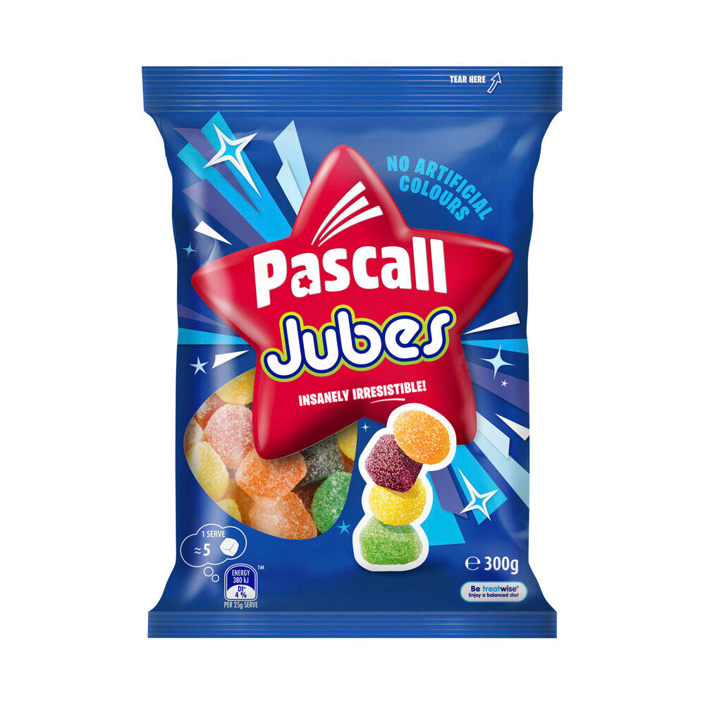Pascall Jubes Lollies | 300g