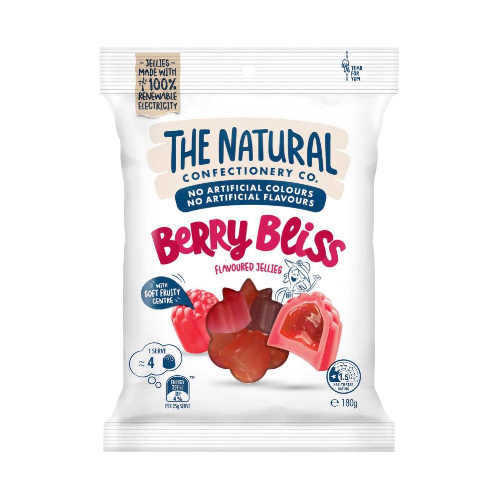 The Natural Confectionery Co. Berry Bliss Flavoured Jellies | 180g