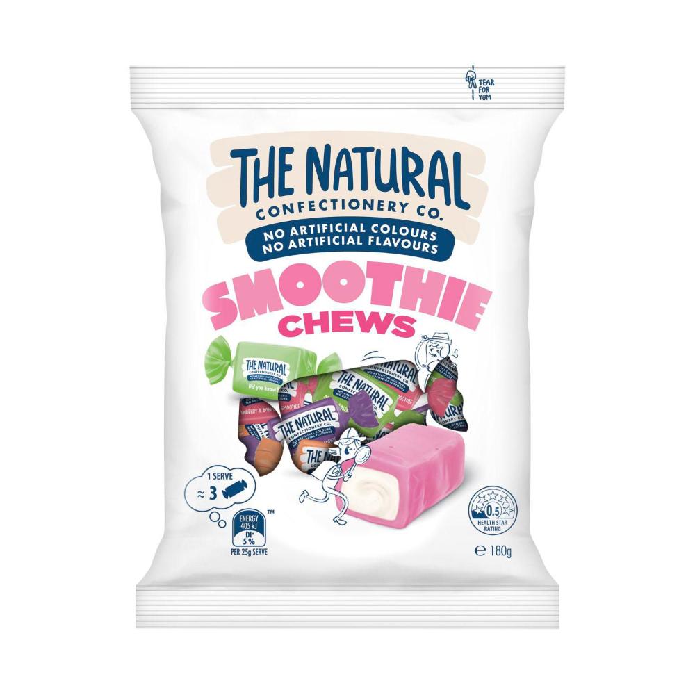 The Natural Confectionery Co. Smoothie Chews Lollies | 180g