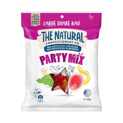 The Natural Confectionery Co. Party Mix Lollies – Fruity Gummy Candy Mix | 430g
