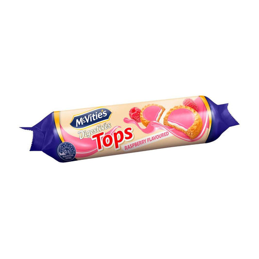 Mcvitie's Digestives Tops Raspberry Biscuits | 100g