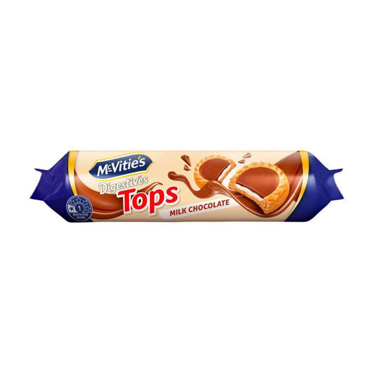 Mcvitie's Digestives Tops Milk Chocolate Biscuits | 100g