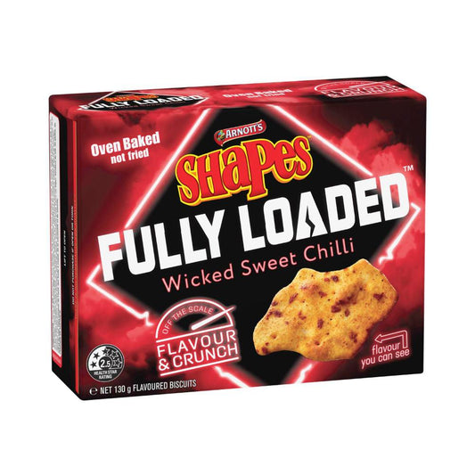 Arnott's Shapes Fully Loaded Wicked Sweet Chilli | 130g
