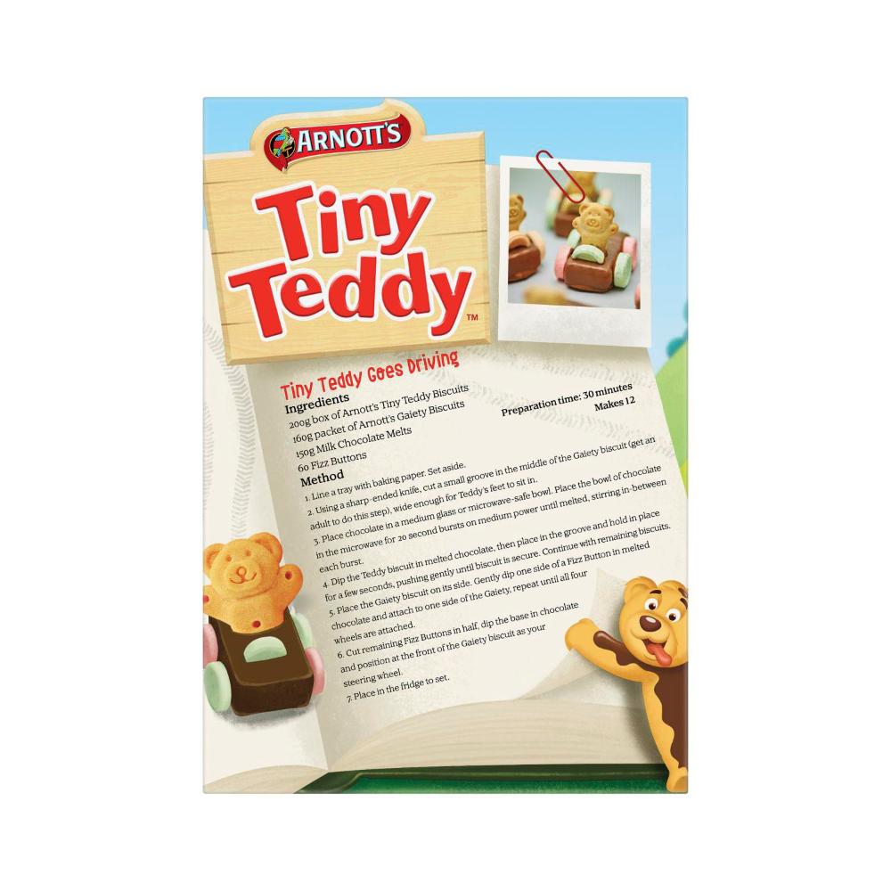 Arnott's Half Coated Milk Chocolate Tiny Teddy Biscuits | 200g