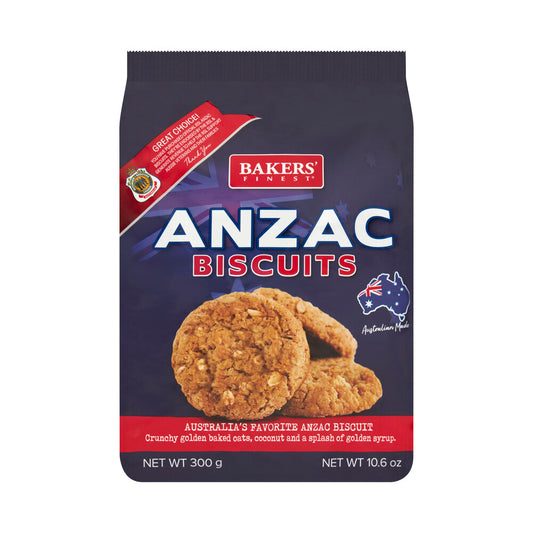 Barker's Anzac Biscuits – Traditional Aussie Oat Cookies | 300g