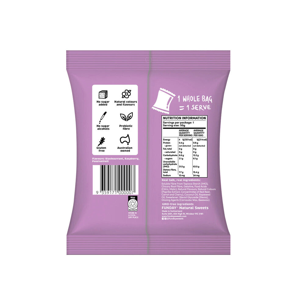 Funday No Sugar Fruity Snakes | 50g