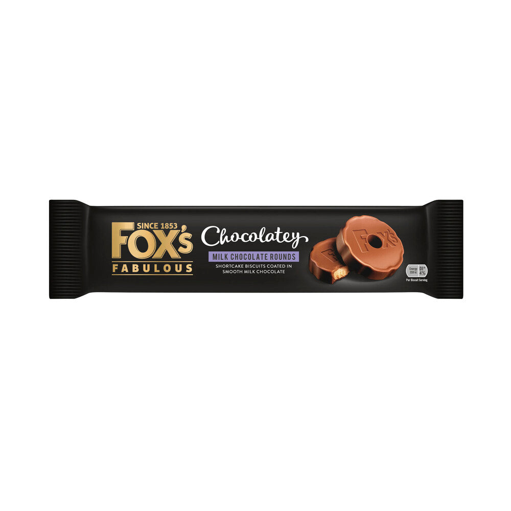 Fox's Chocolatey Rounds Milk Chocolate Biscuits | 130g