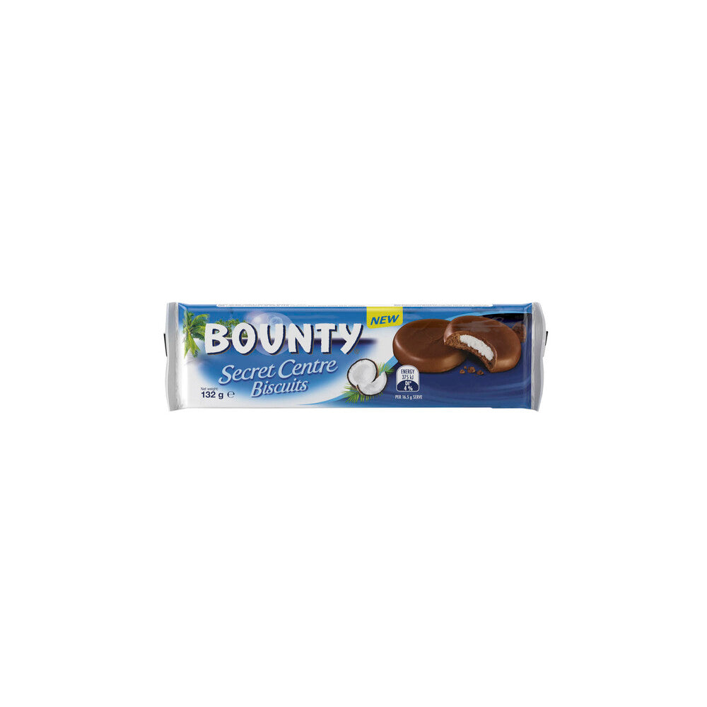 Bounty Secret Centre Biscuits with Coconut Cream Filling | 132g