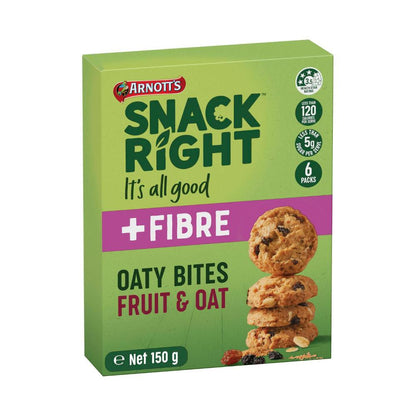 Arnott's Snack Right Oaty Bites Fruit & Oat Biscuits | 150g