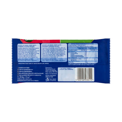 McVitie's Go Ahead Raspberry Biscuits – 4 Pack | 174g