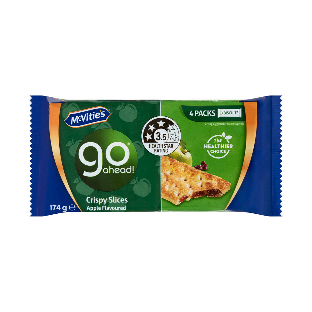 McVitie's Go Ahead Apple Biscuits – 4 Pack | 174g