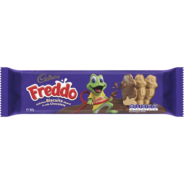 Cadbury Freddo Milk Chocolate Dipped Biscuits | 167g