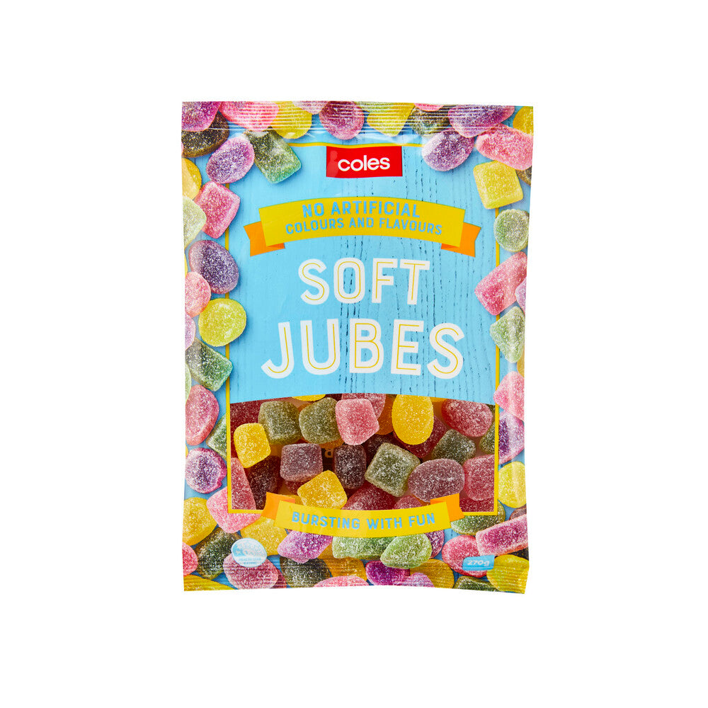 Coles Soft Jubes | 270g – Australian Snacks
