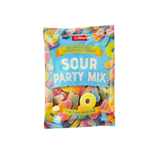 Coles Sour Party Mix | 150g