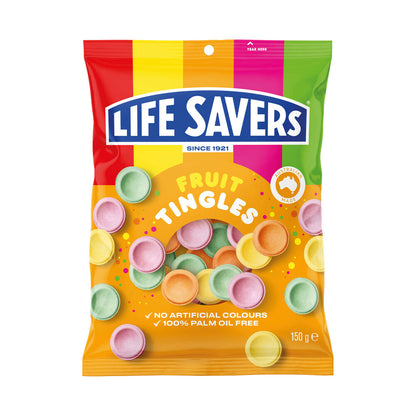 Life Savers Fruit Tingles | Fizzy Hard Candy (150g)