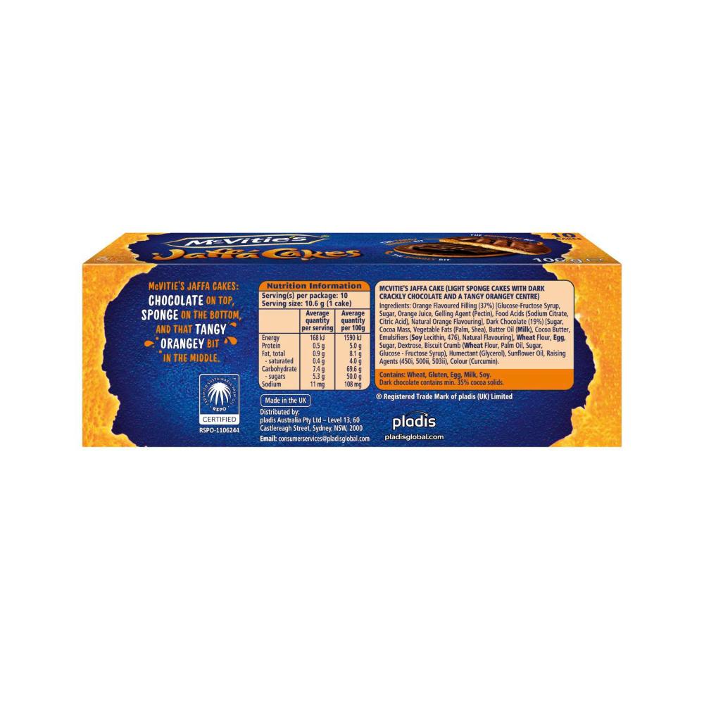 McVitie's Jaffa Cakes with Chocolate & Orange Filling | 106g