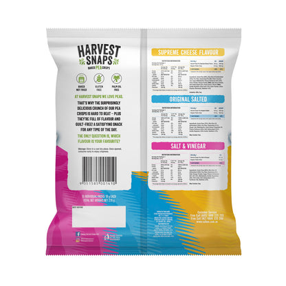 Harvest Snaps Baked Pea Crisps | Chip Mix Multipack x 15 | 270g
