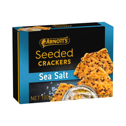 Arnott's Gold Label Seeded Crackers Sea Salt | 100g